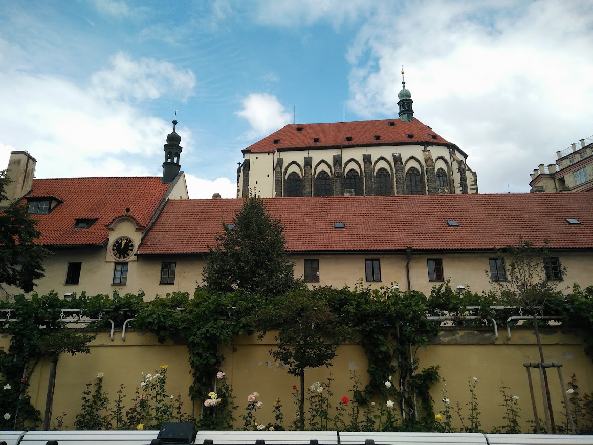 Prague New Town streets and architecture